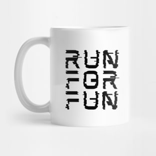Run For Fun in gaming style Mug